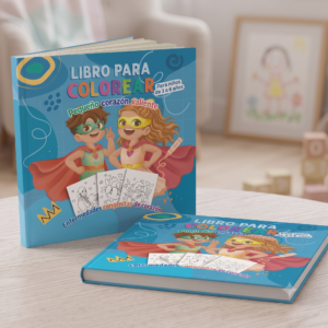 Pequeño Corazón Valiente — Libro para colorear (Edición Especial Chile)
